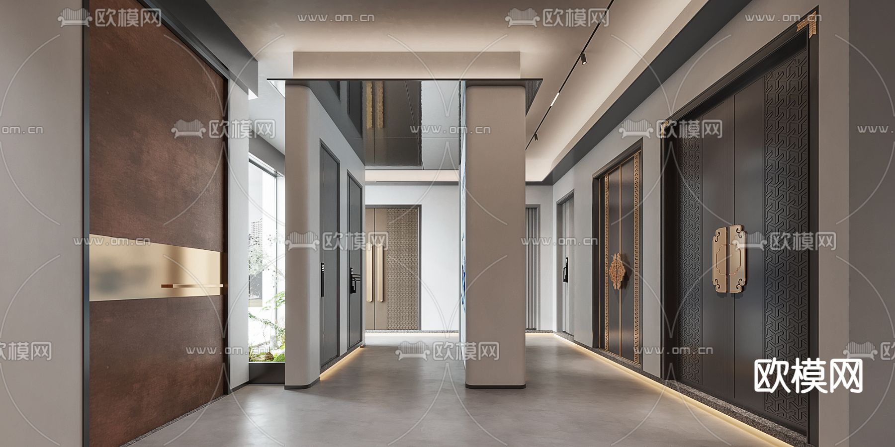 门窗展厅3d模型下载