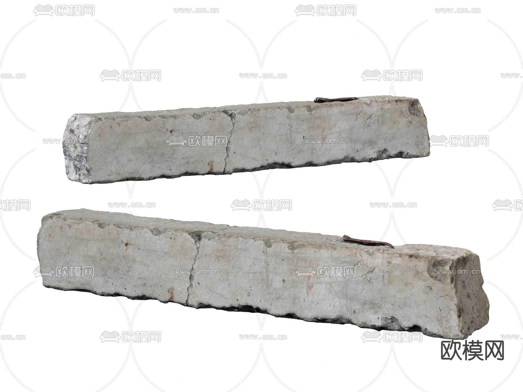 水泥梁 柱子3d模型下载