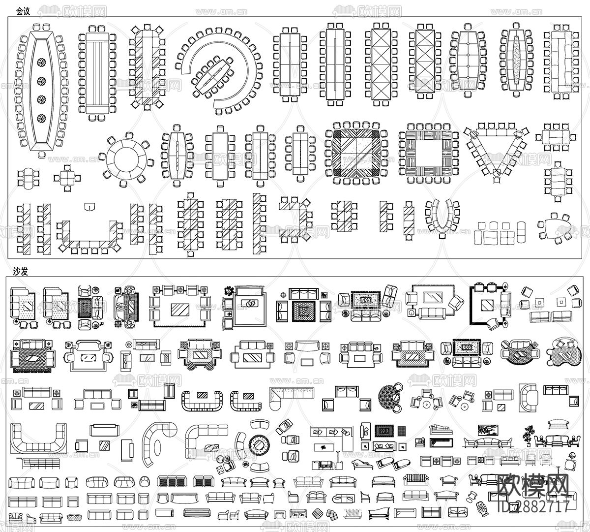 室内设计家装工装cad图库下载（渲染图2）