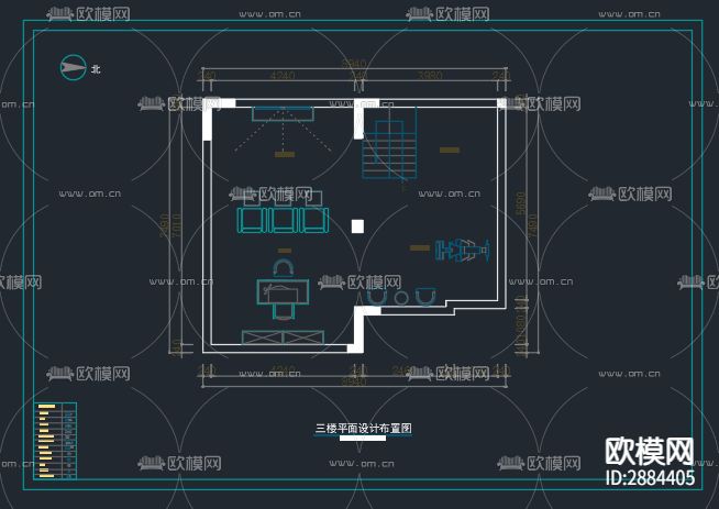 家装cad大样图下载（渲染图3）