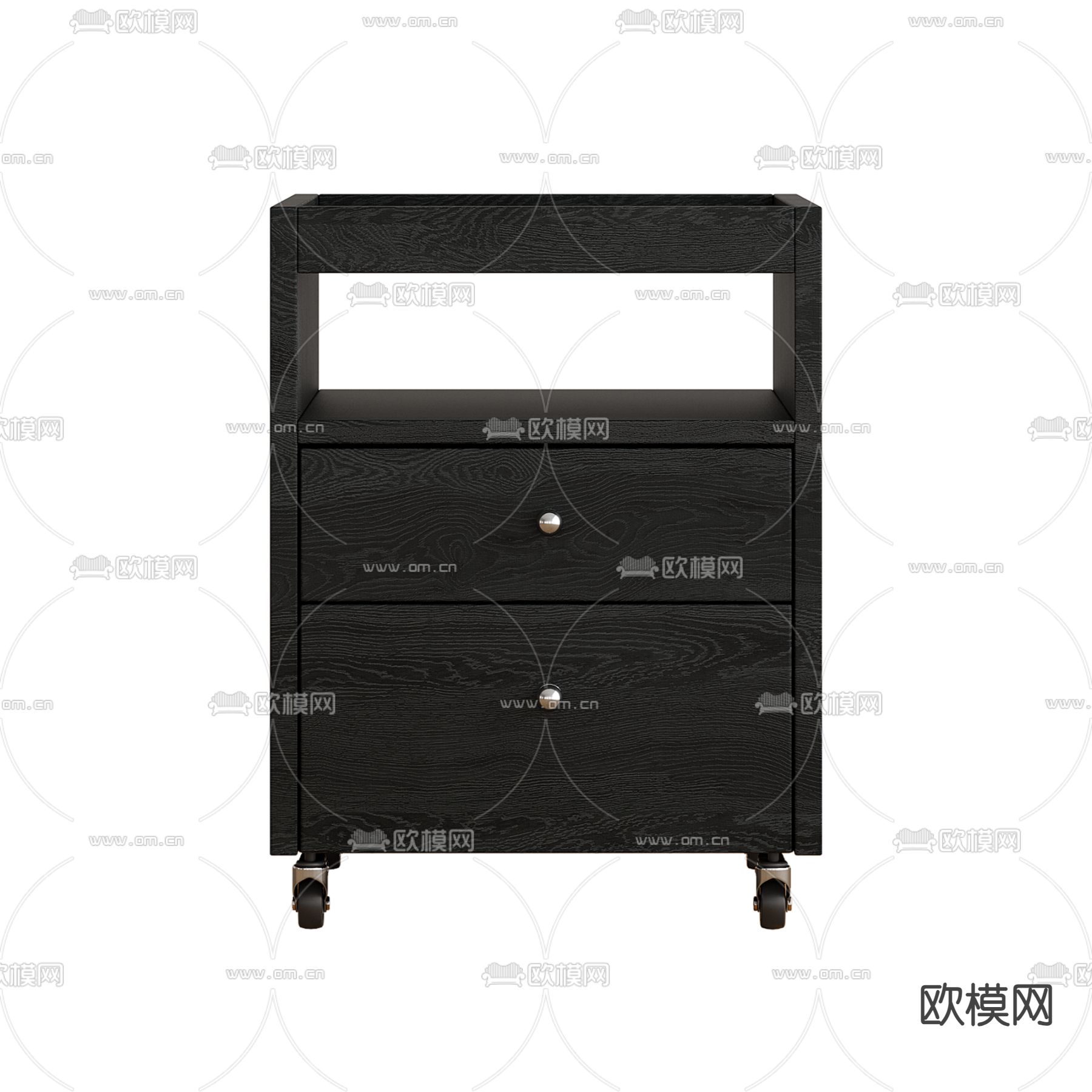 移动斗柜 边柜 抽屉柜3d模型下载（渲染图3）