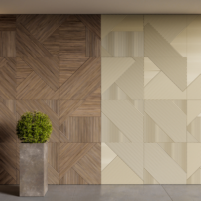 造型背景墙 装饰墙su模型