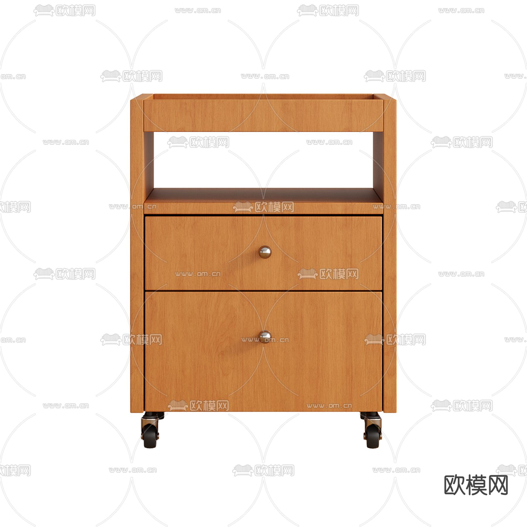 移动斗柜 边柜 抽屉柜3d模型下载（渲染图4）