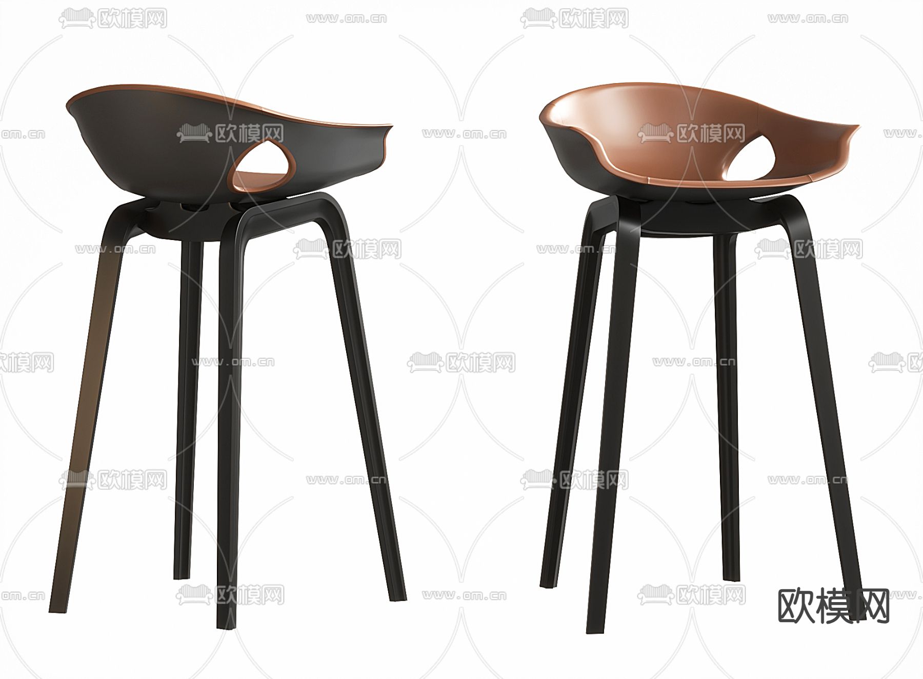 吧椅 吧凳 高脚凳3d模型下载