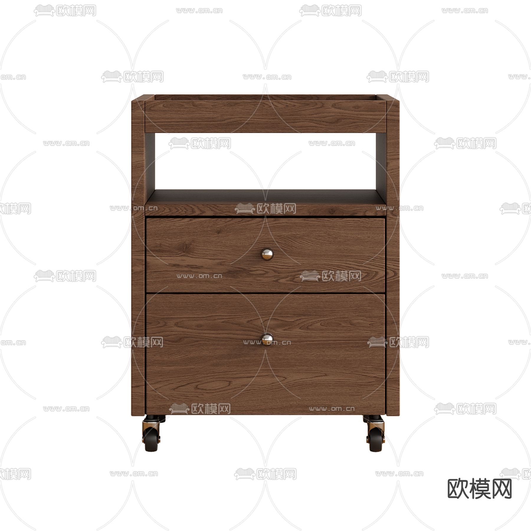 移动斗柜 边柜 抽屉柜3d模型下载（渲染图5）