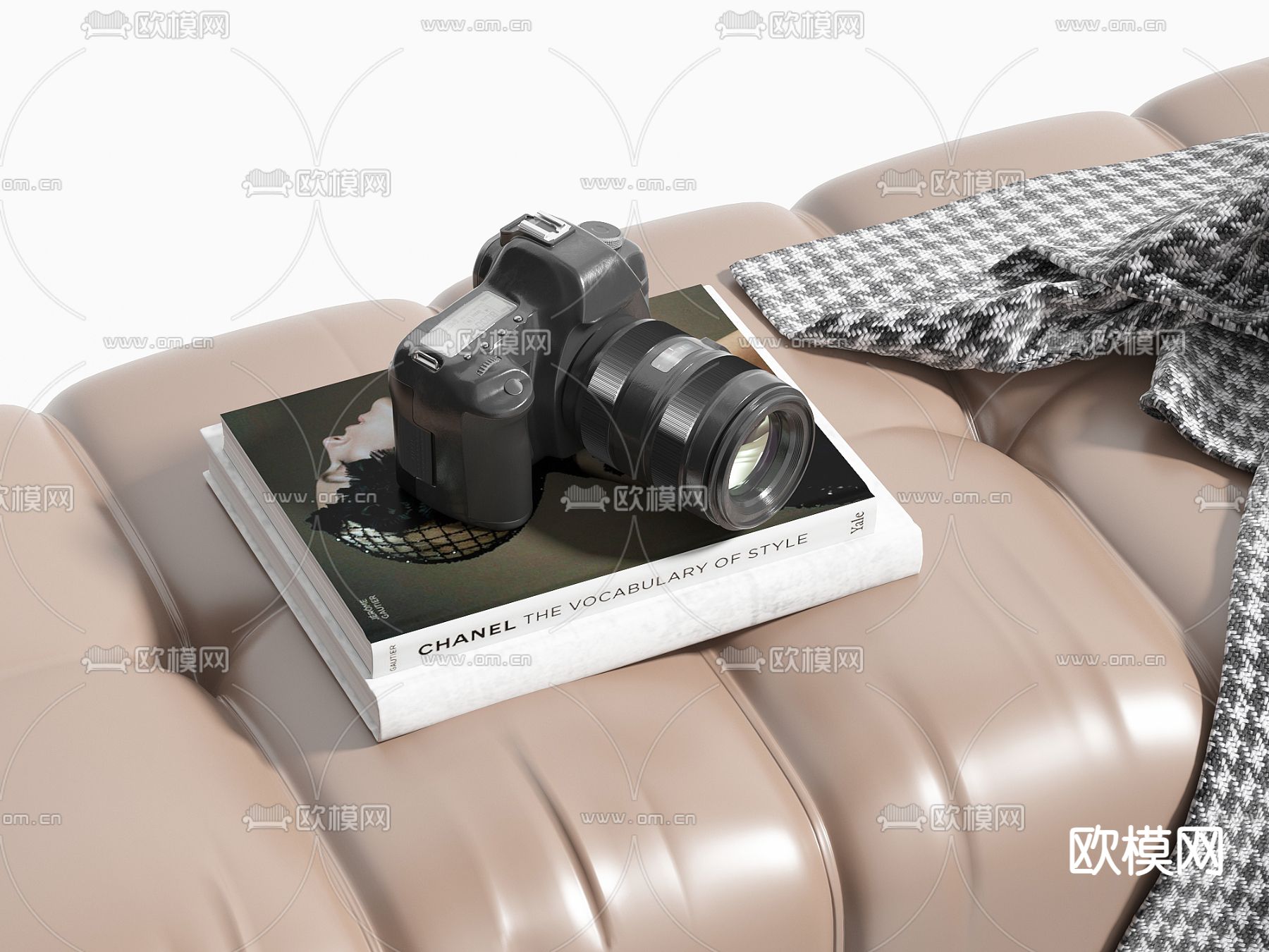 单反照相机 数码相机su模型下载（渲染图1）