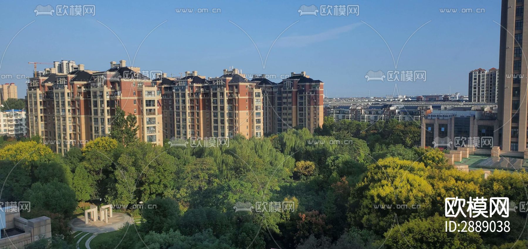 白天别墅外景下载