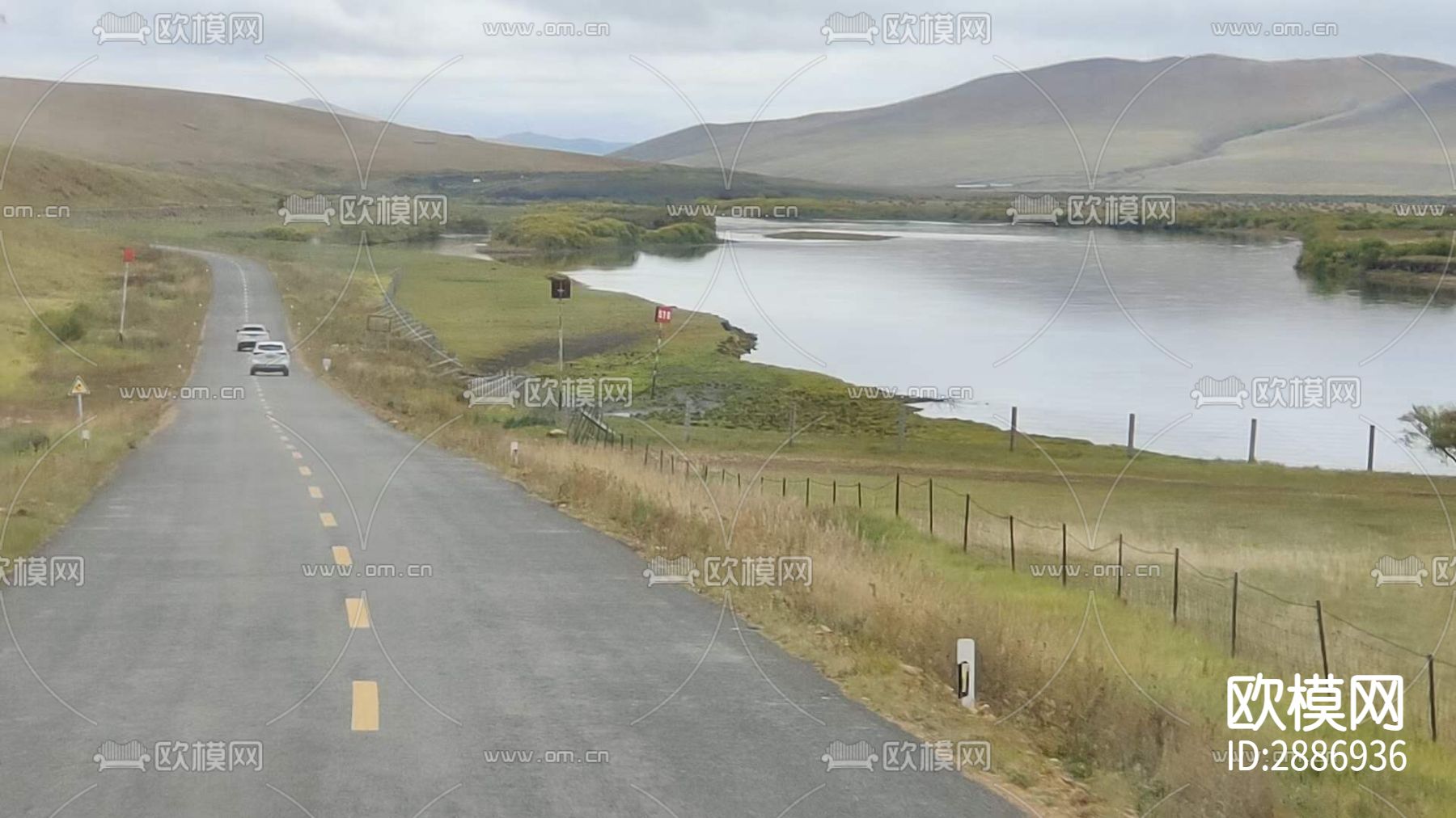 草原自然风景贴图下载（渲染图1）