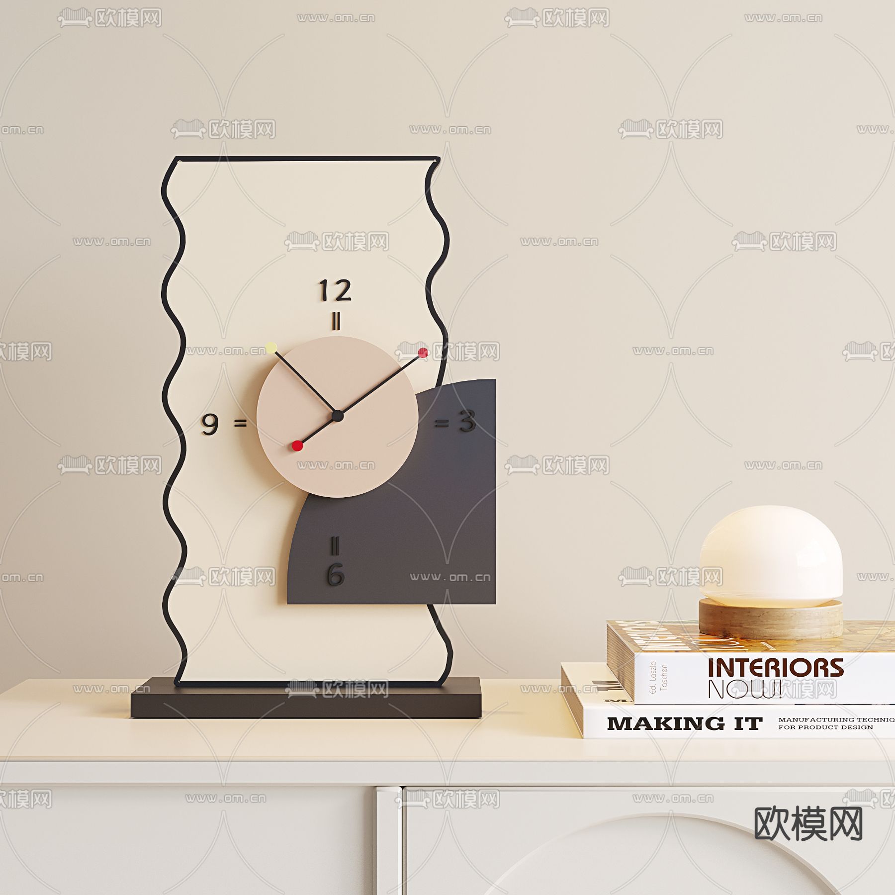 创意钟表 时钟 挂钟3d模型下载