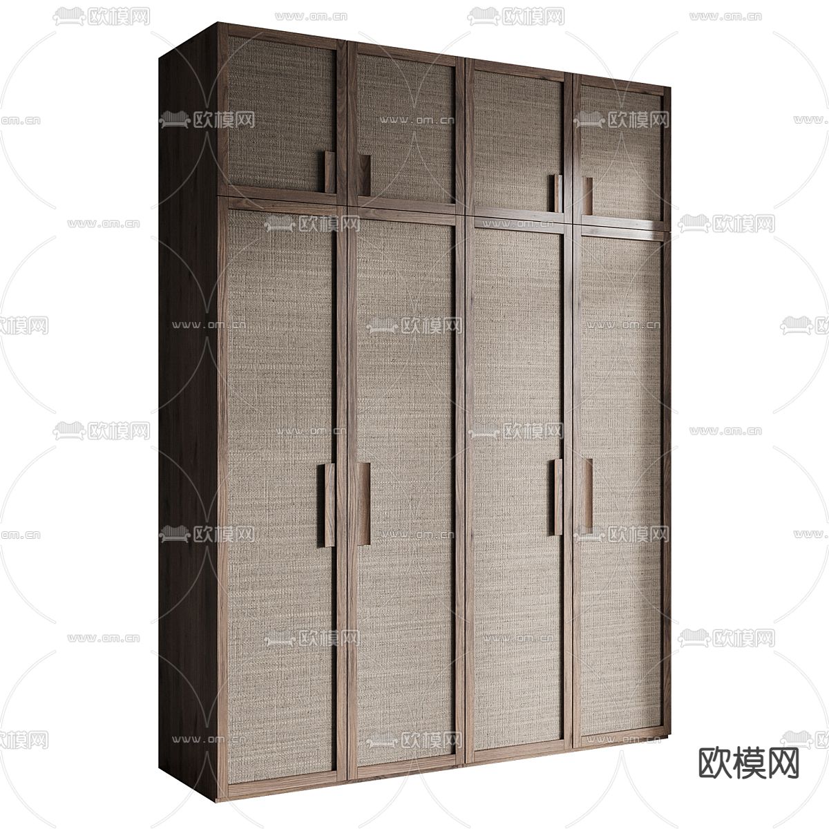 日式衣柜3d模型下载（渲染图2）