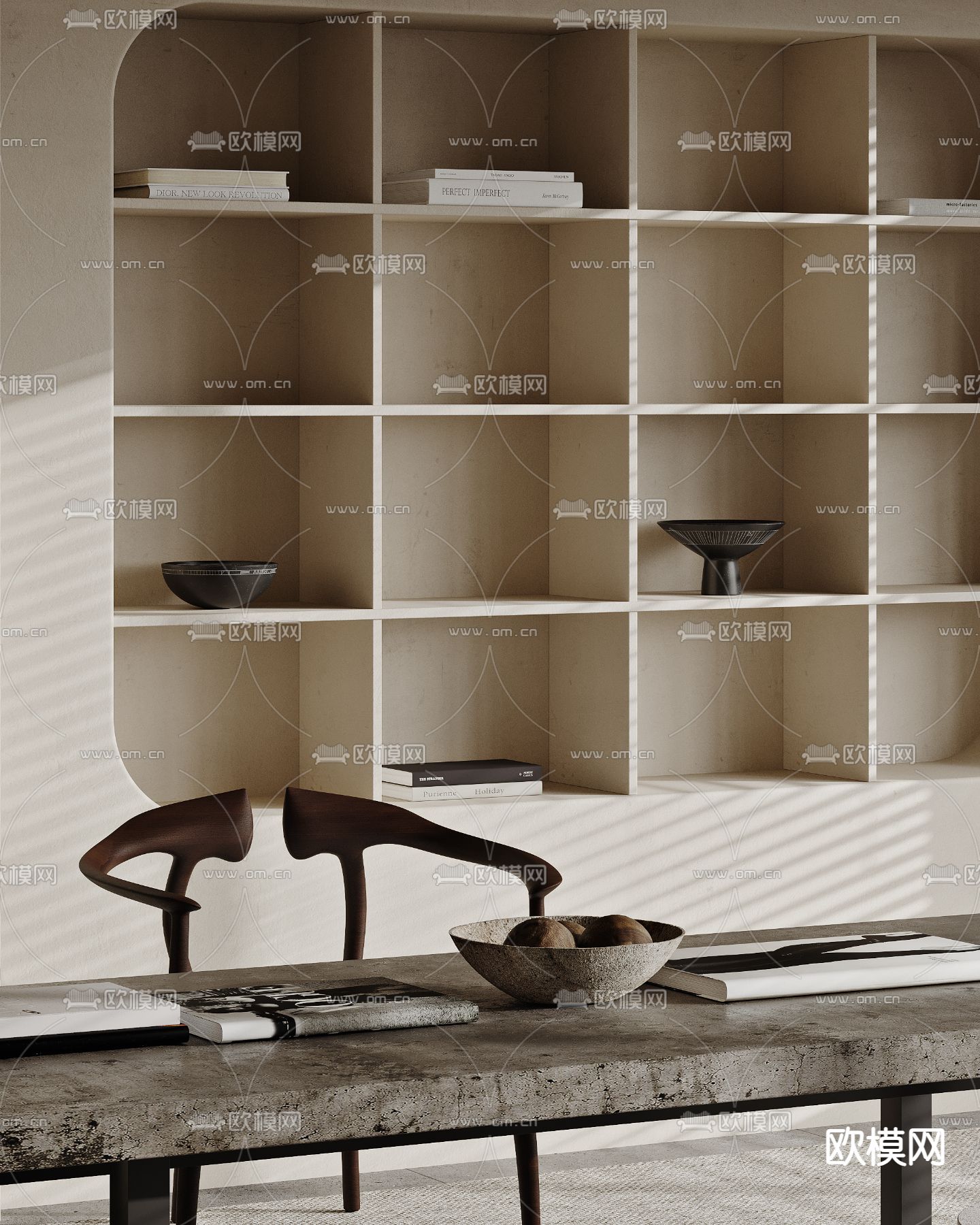 侘寂茶室3d模型下载（渲染图3）