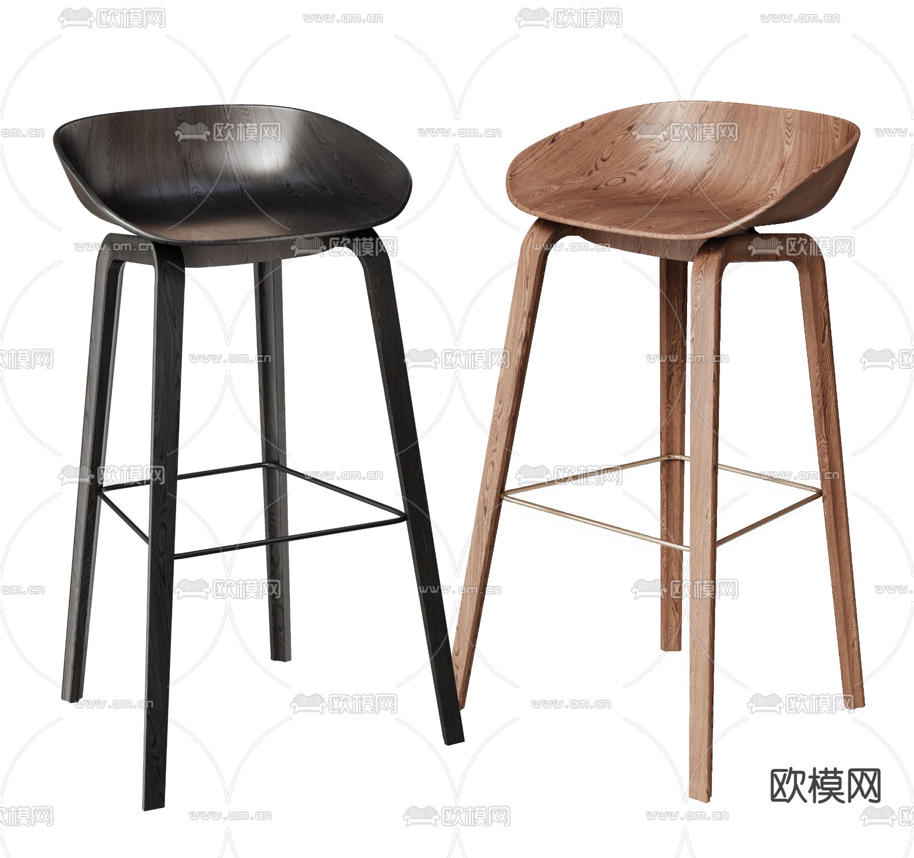 Calligaris 吧椅su模型下载（渲染图1）