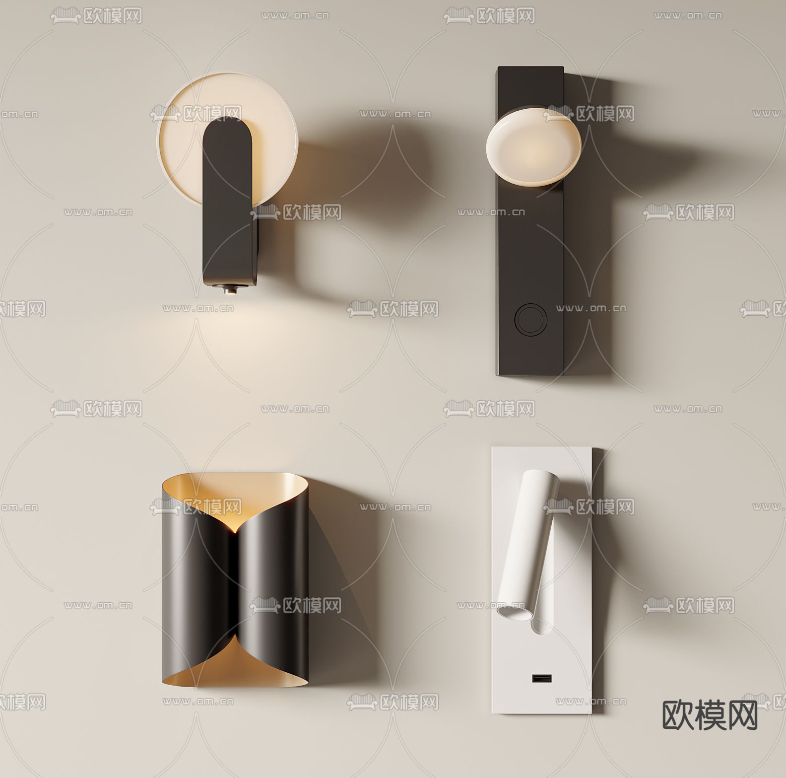 壁灯 墙灯 过道灯3d模型下载