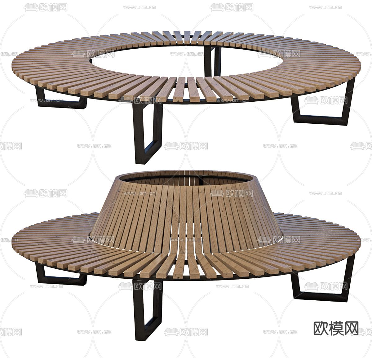 公共座椅 公园椅3d模型下载