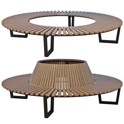  公共座椅 户外椅su模型 