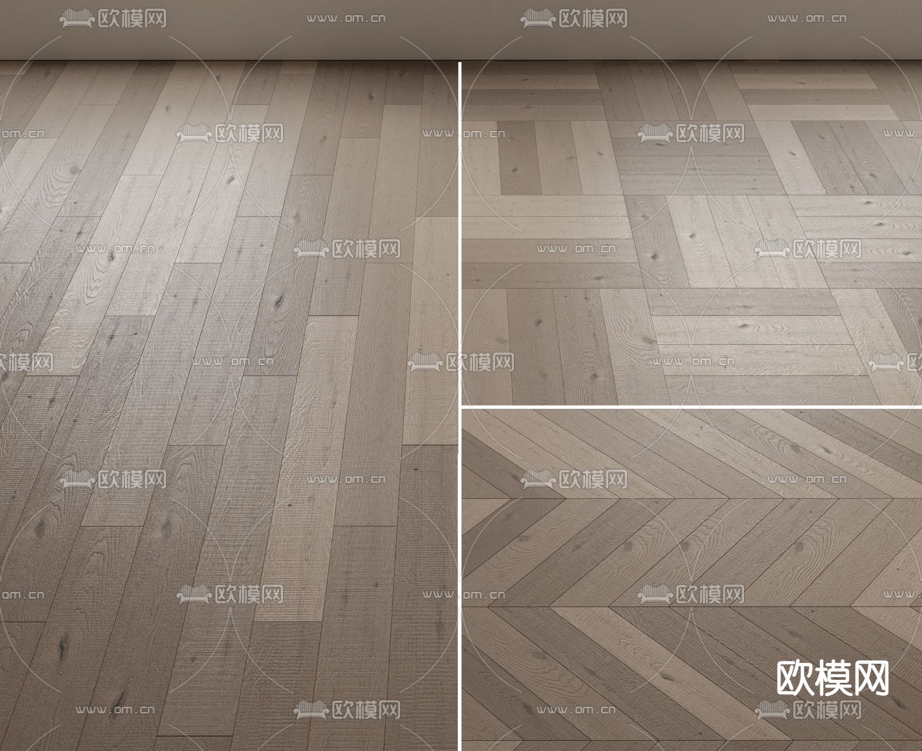 木地板 人字拼 鱼骨拼3d模型下载