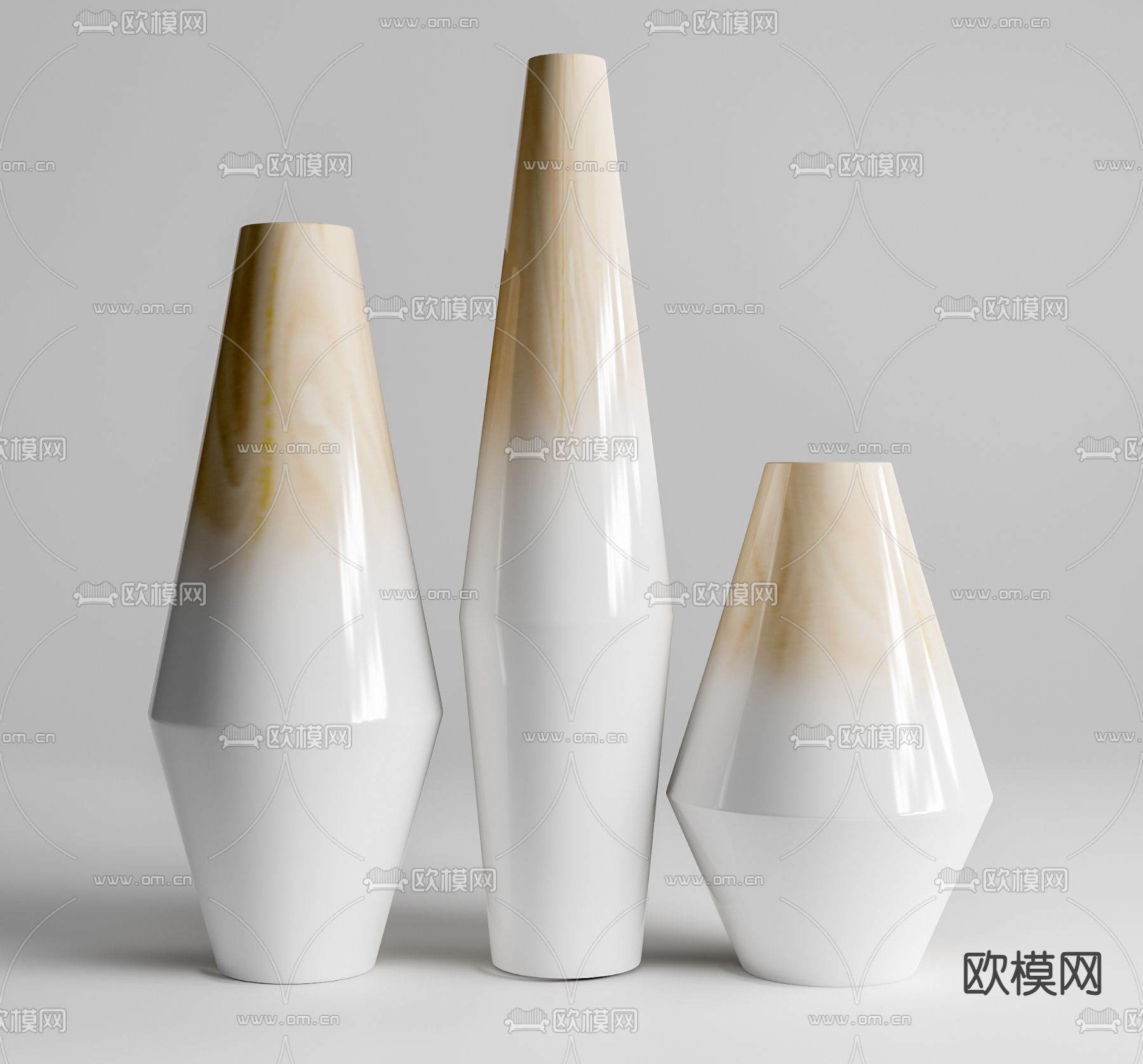 陶瓷花瓶 器皿 瓷器3d模型下载