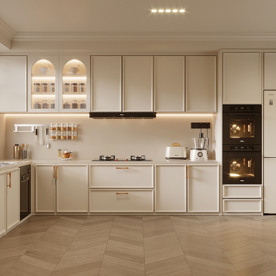  法式厨房su模型 