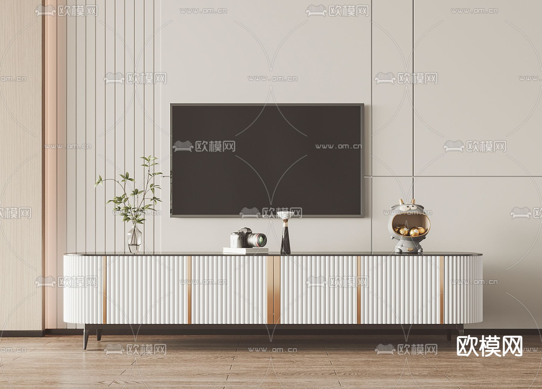 Poliform电视柜3d模型下载