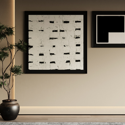 现代装饰画su模型