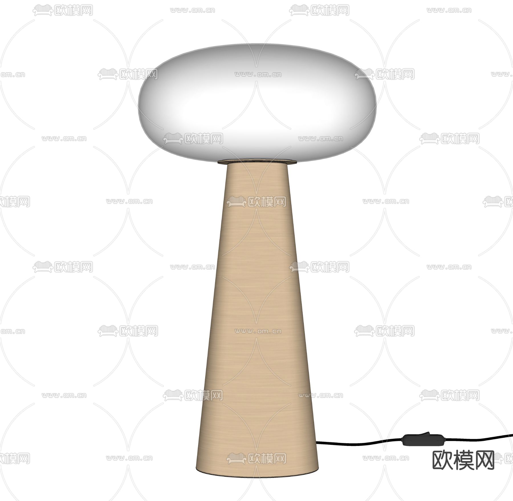 现代落地灯su模型