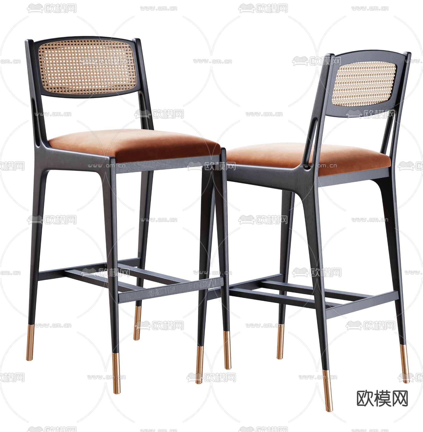 Pertica 吧椅 吧凳 高脚凳3d模型下载