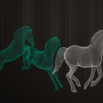  现代水晶吊灯su模型 