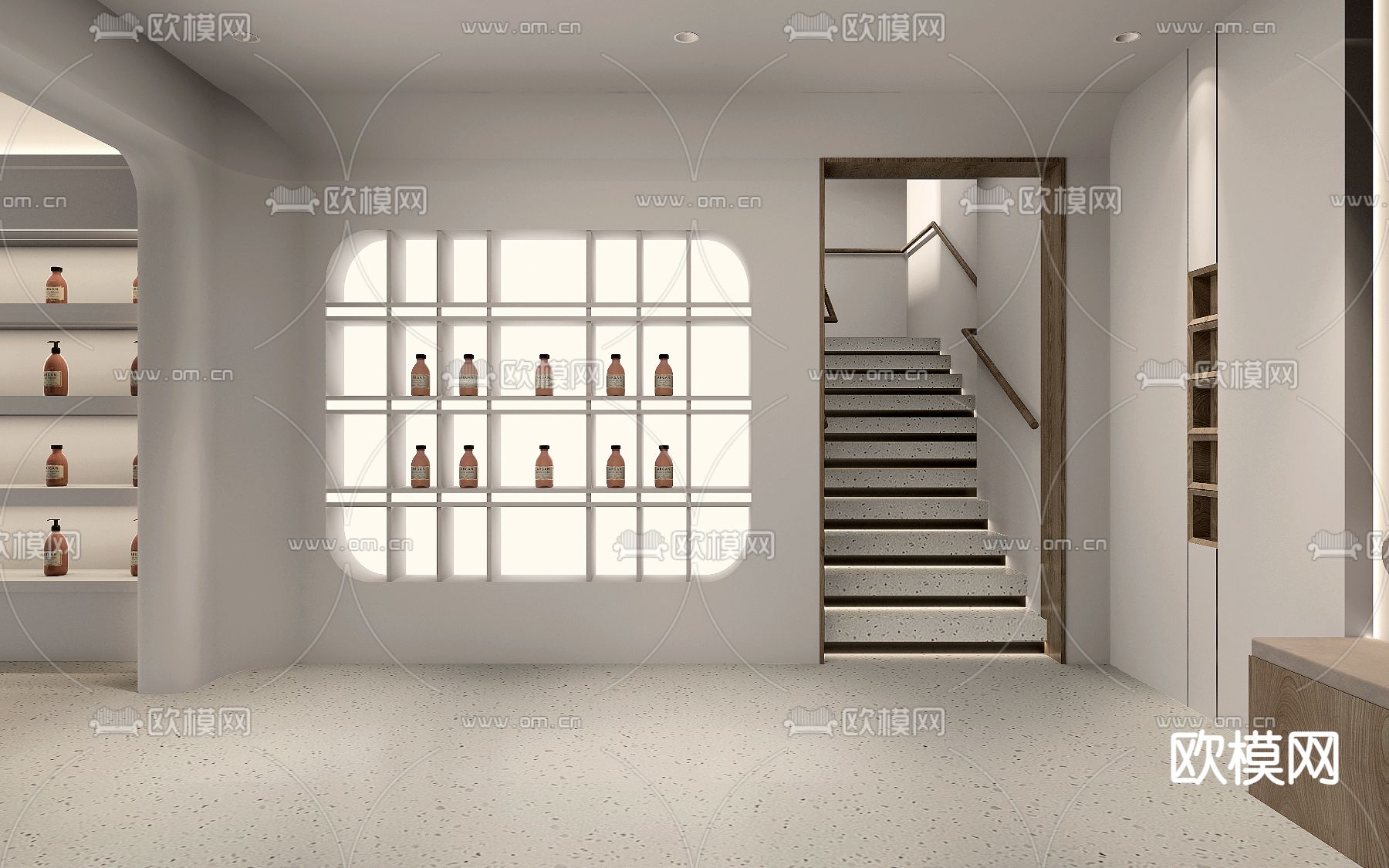 化妆品店 美妆店3d模型下载（渲染图3）