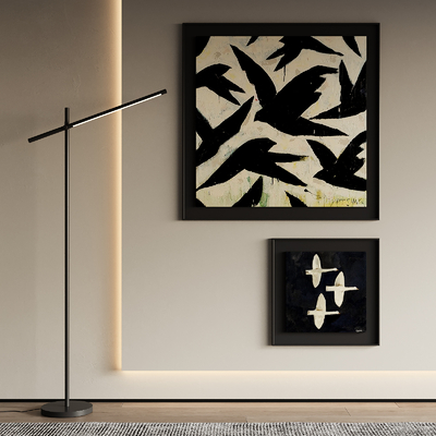 现代装饰画 挂画su模型