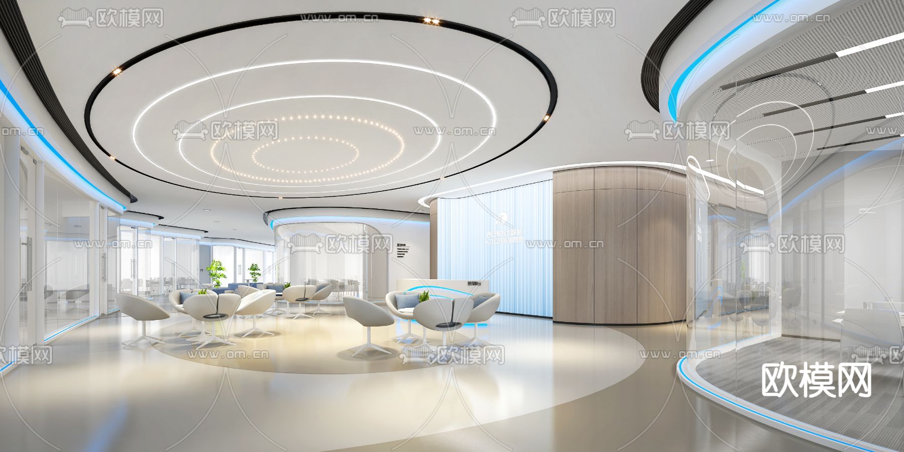 办公室休息区3d模型下载