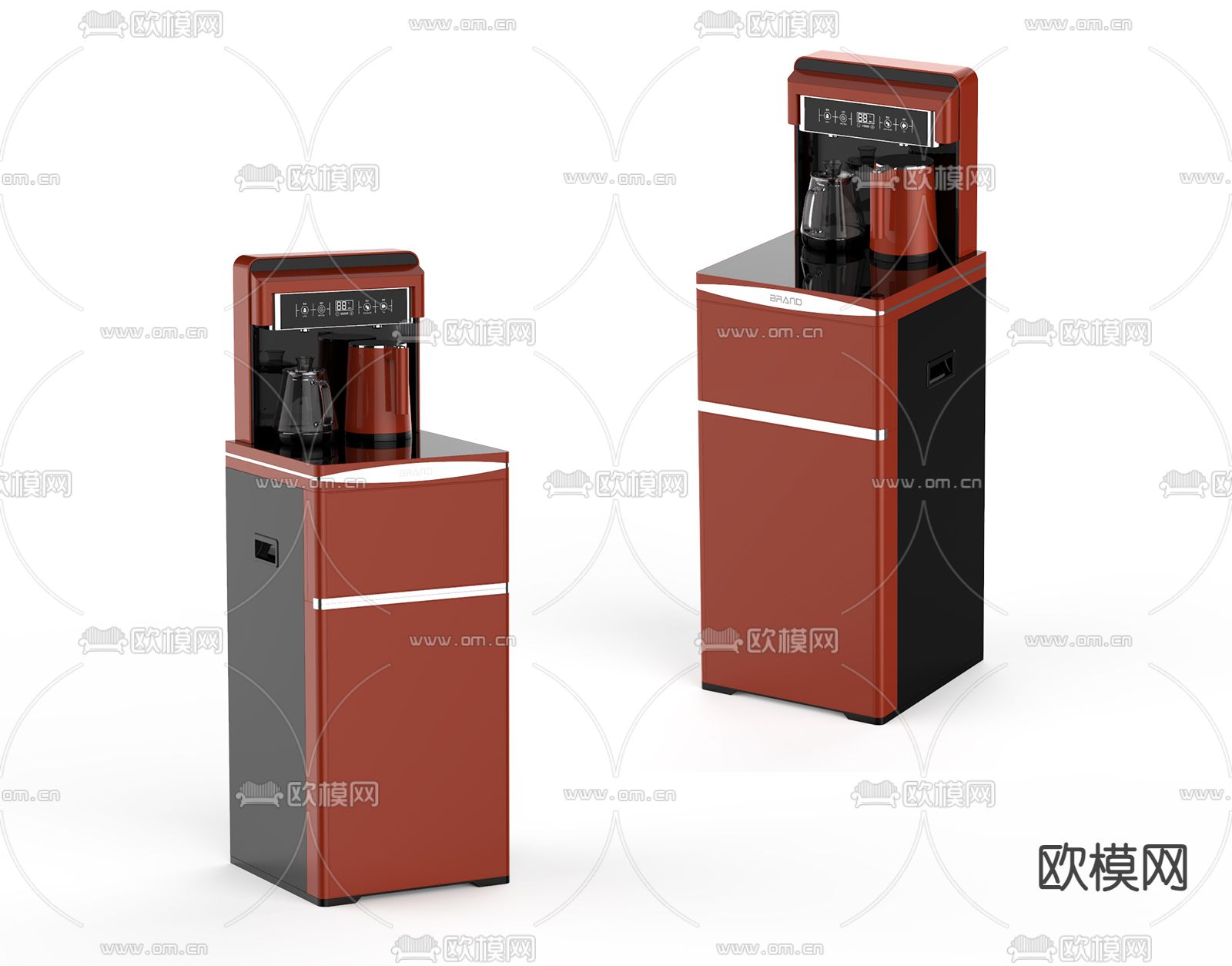 茶吧机su模型下载（渲染图1）