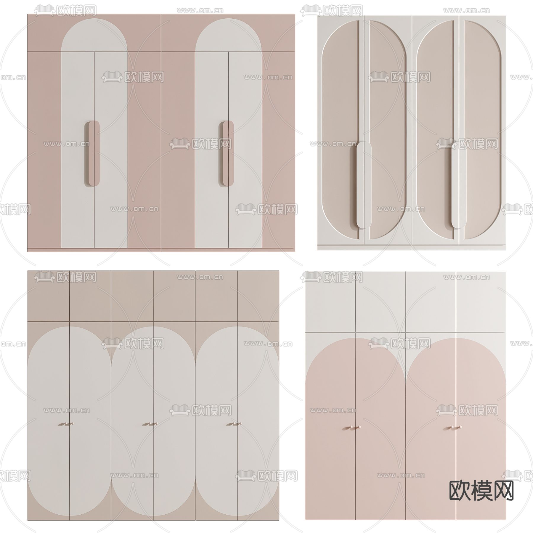 儿童衣柜3d模型下载