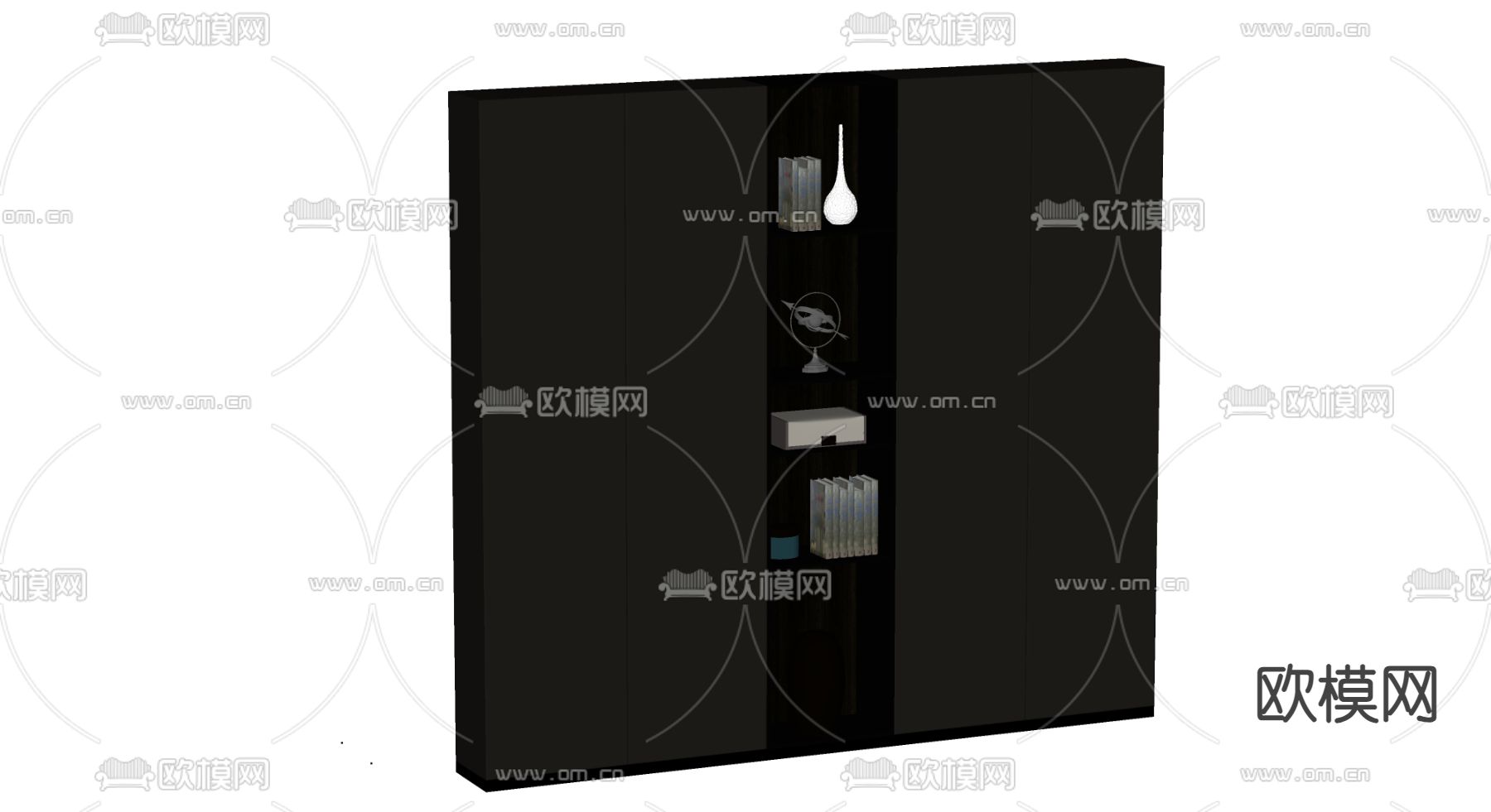 衣柜su模型下载（渲染图2）