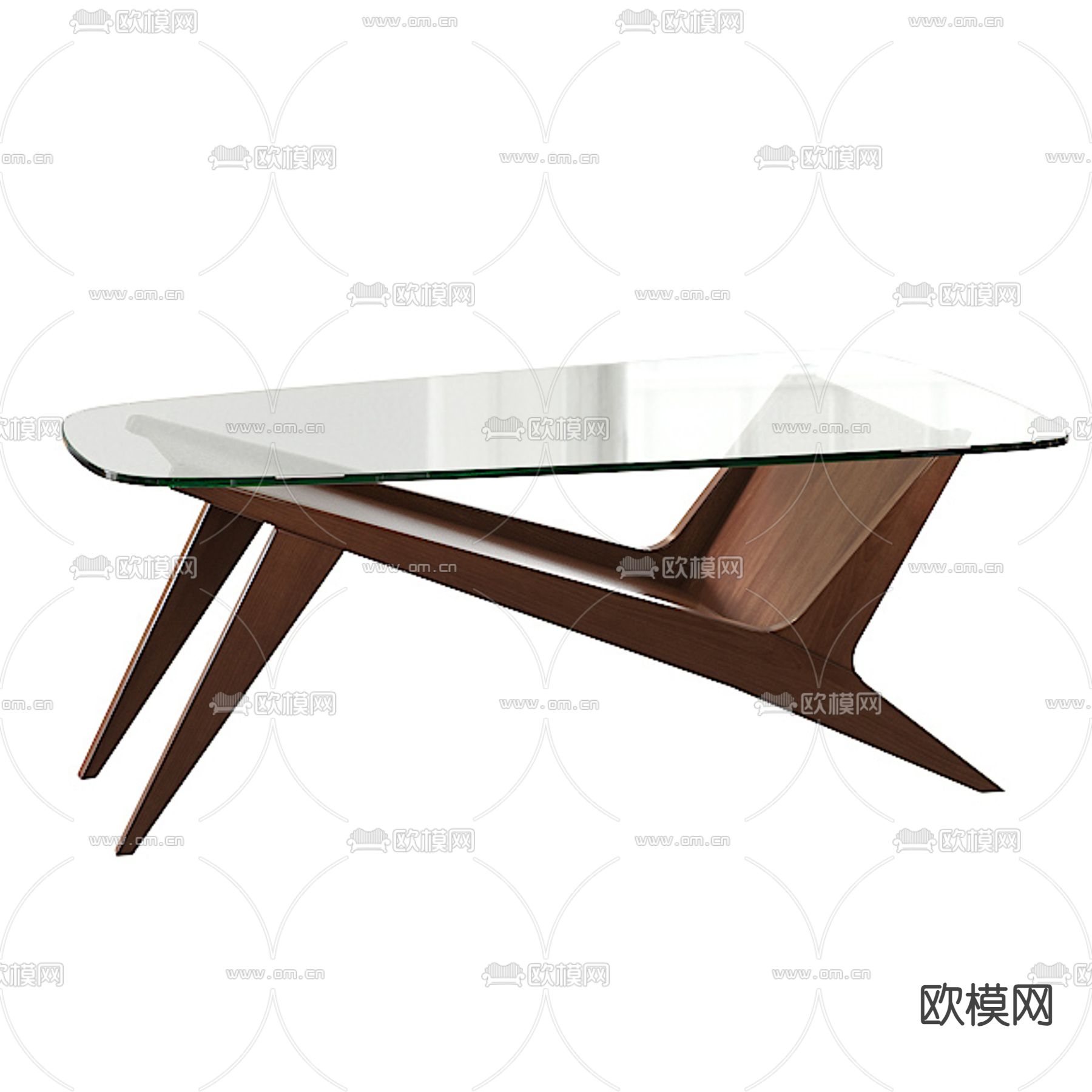 West Elm Marcio 茶几 咖啡桌3d模型下载