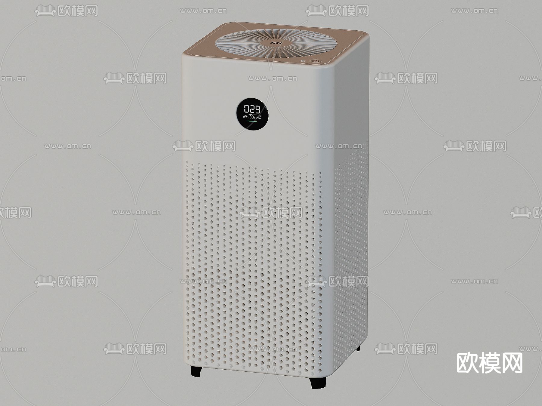 家用电器 空气净化器su模型下载（渲染图1）