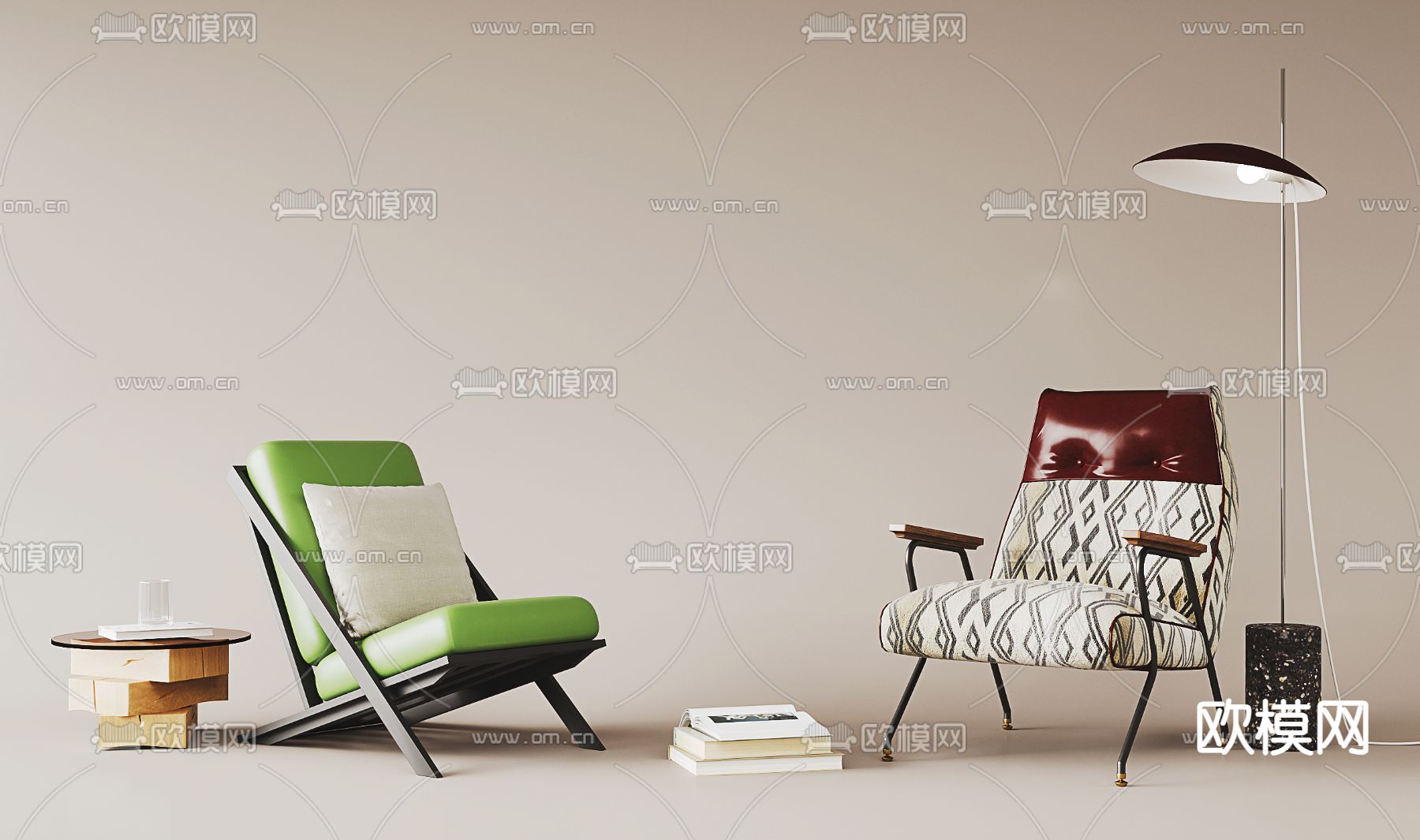 现代椅子 沙发椅 休闲椅3d模型下载