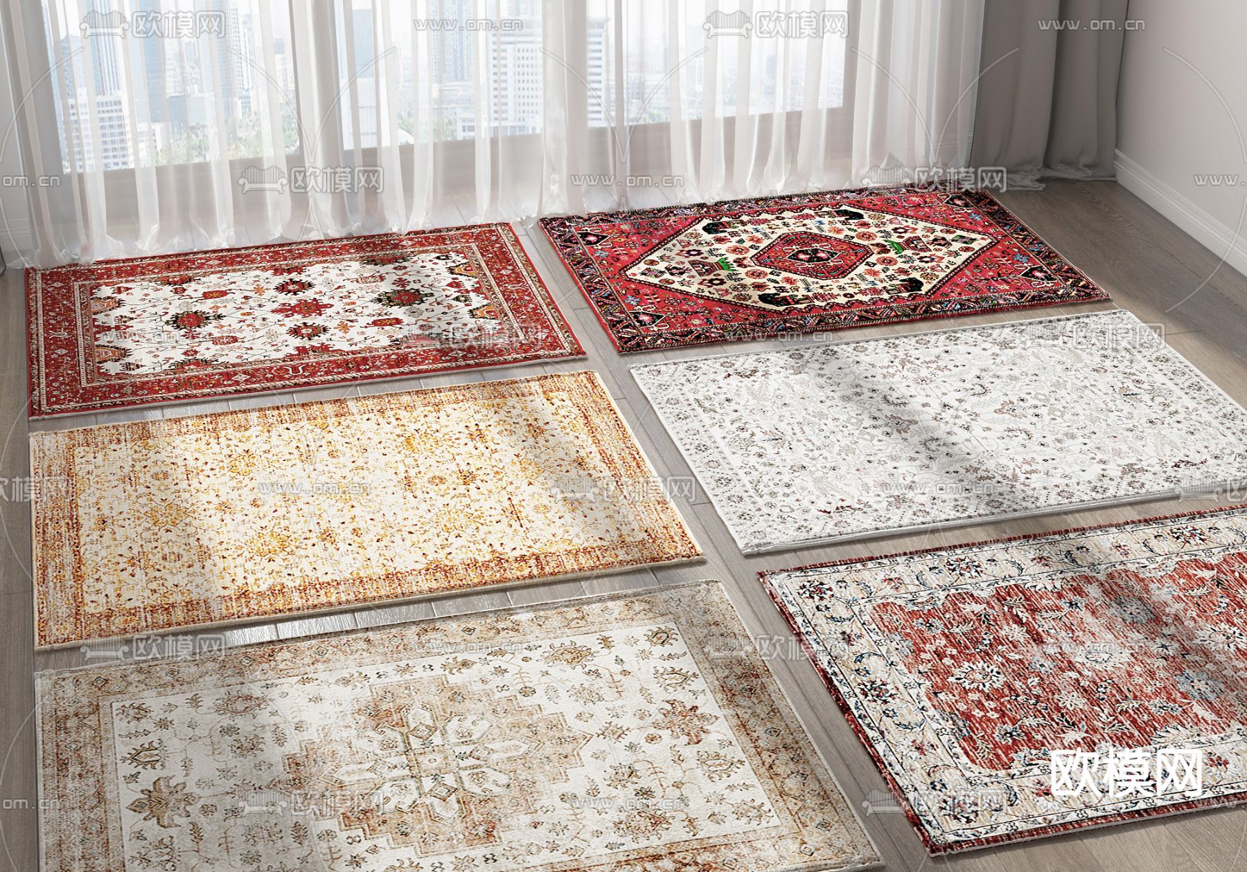 地毯 方毯3d模型下载