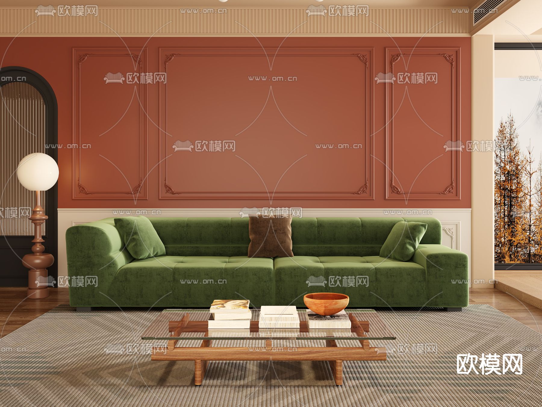 法式沙发 软体沙发3d模型下载