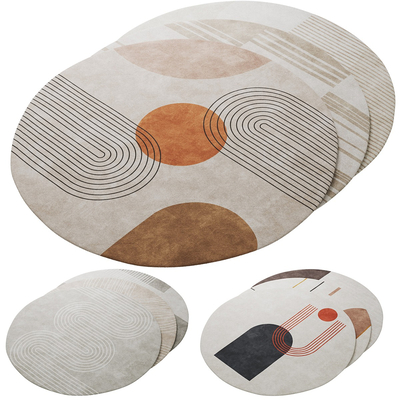 现代圆形地毯su模型