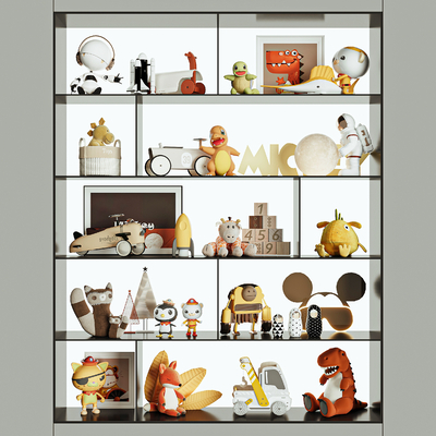  公仔 玩偶 摆件 玩具su模型 