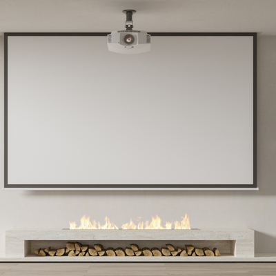  投影设备 幕布 投影仪su模型 