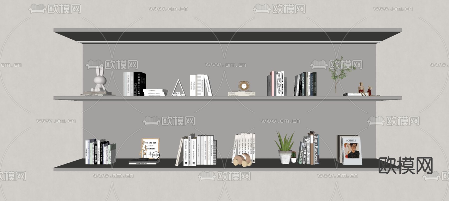 书籍 书本 英文书 图书su模型下载（渲染图2）