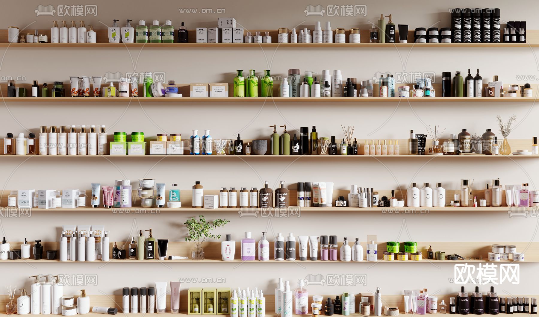 化妆品 护肤品 洗浴用品3d模型下载