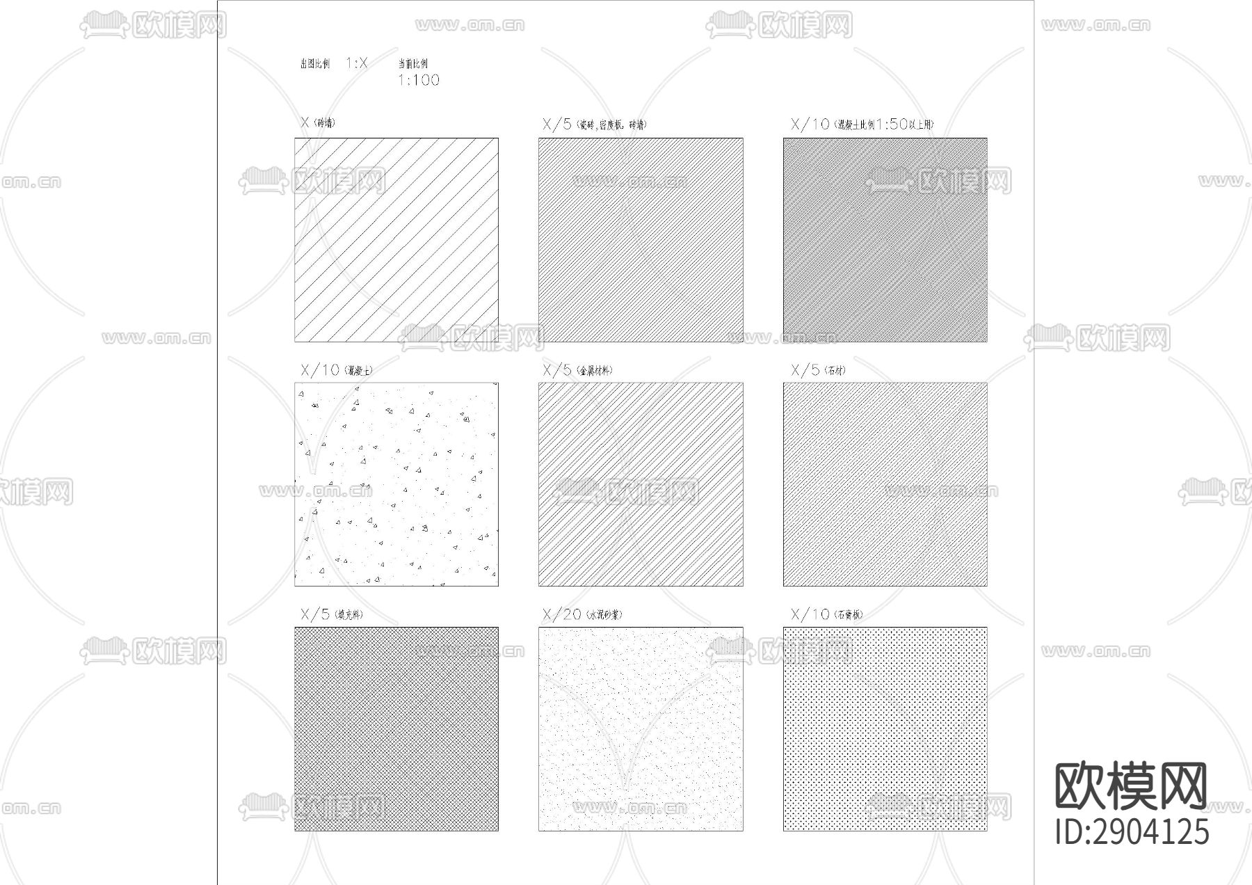 图层图例规范cad大样图下载（渲染图4）