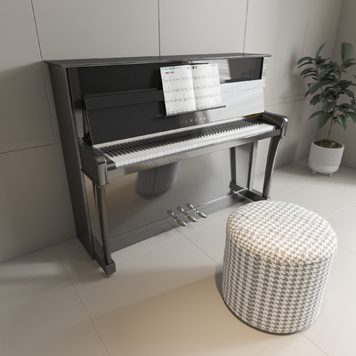  钢琴 乐器 电子琴su模型 