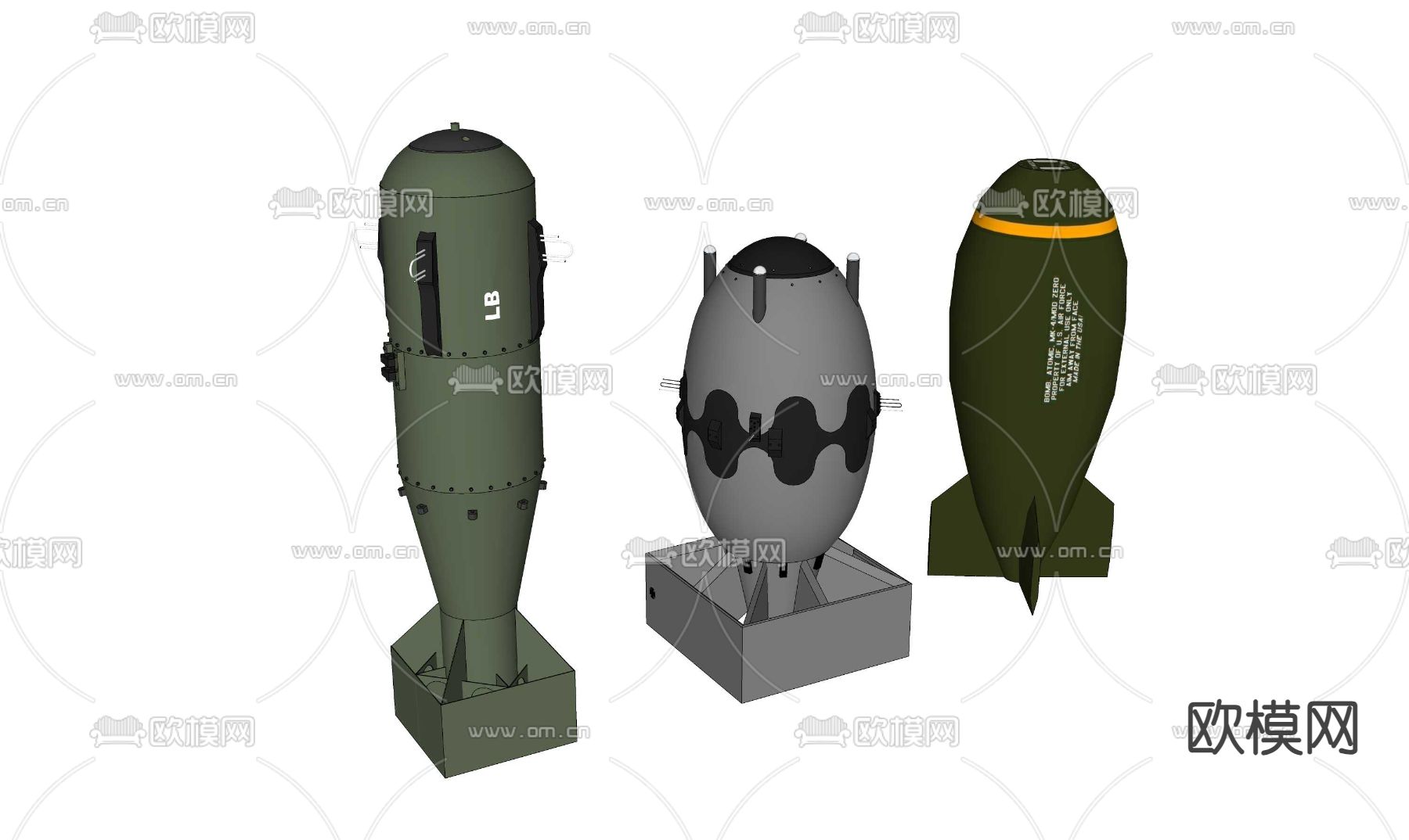 核弹su模型下载（渲染图2）