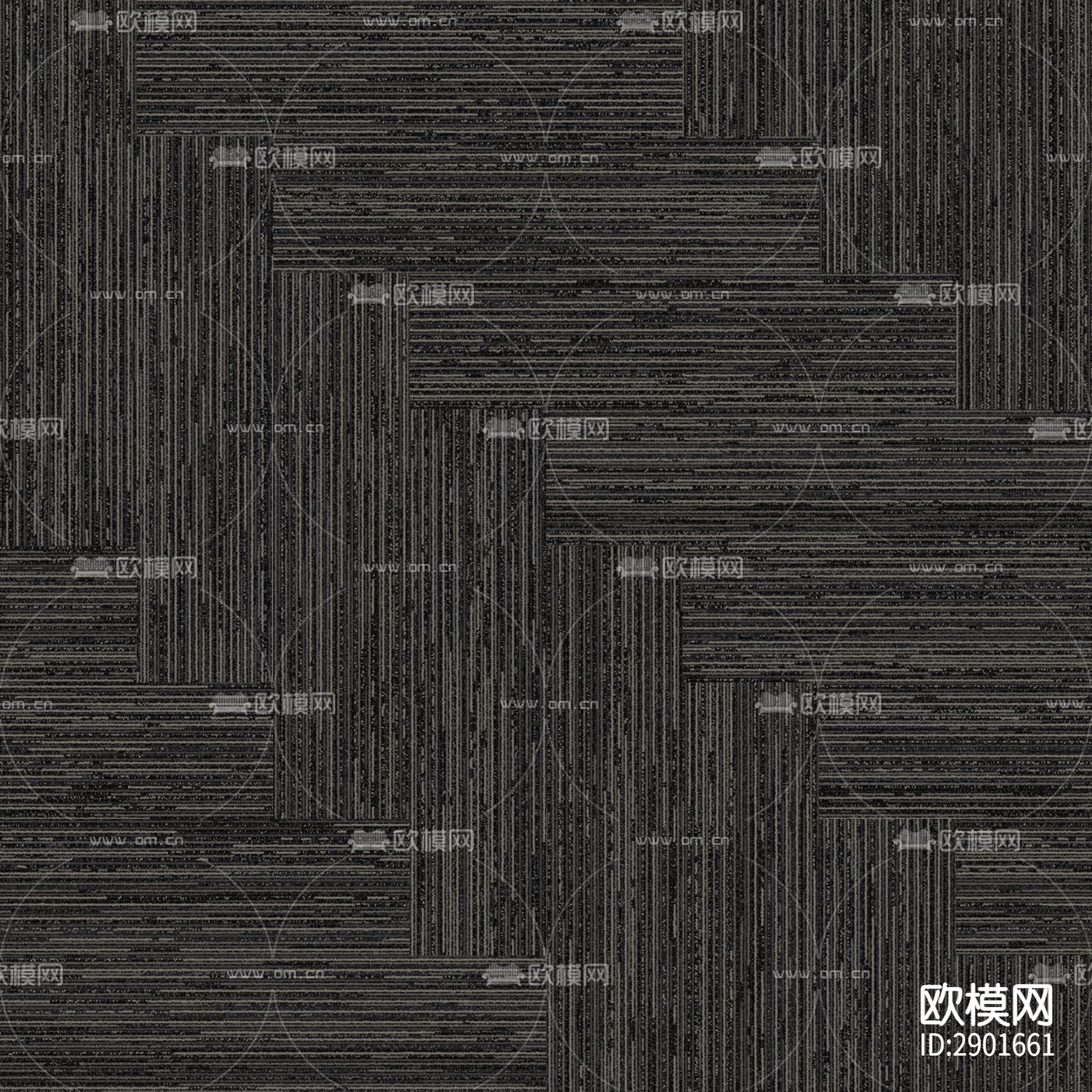 现代条纹地毯 深灰色地毯下载