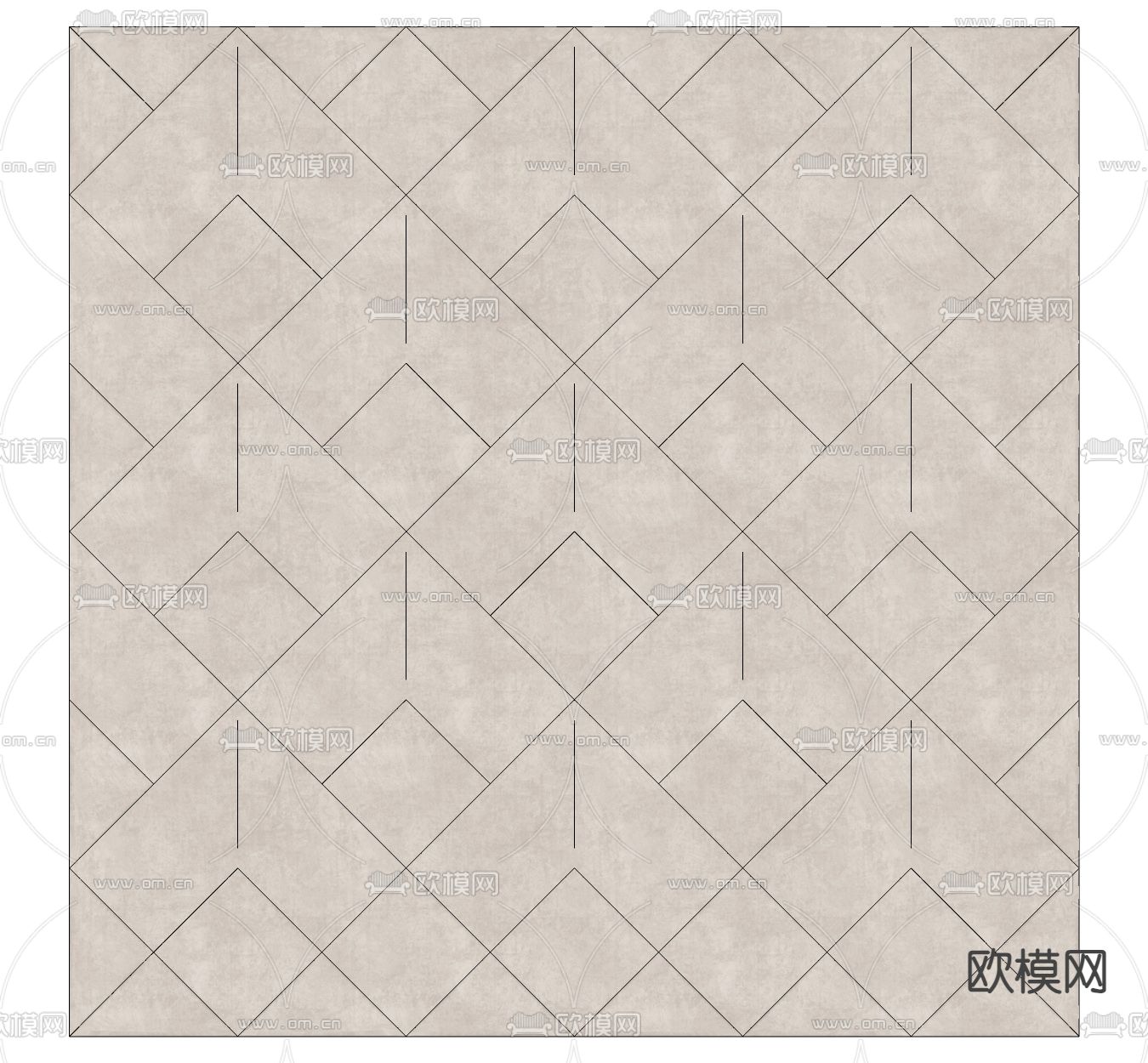 软包背景墙su模型