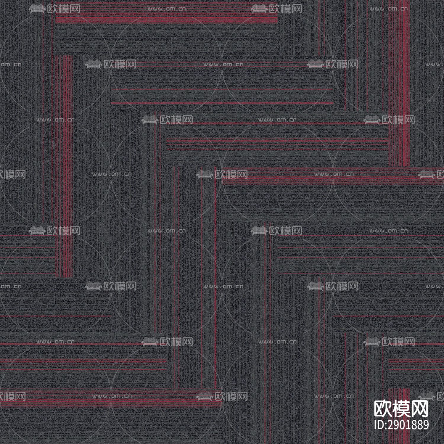 现代条纹地毯 黑色地毯下载