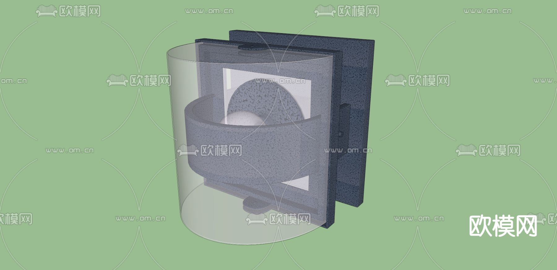 壁灯su模型下载（渲染图2）